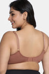Zivame True Curv Beautilful Basics Double Layered Non Wired Full Coverage Super Support Bra - Argan Oil — thumbnail 2